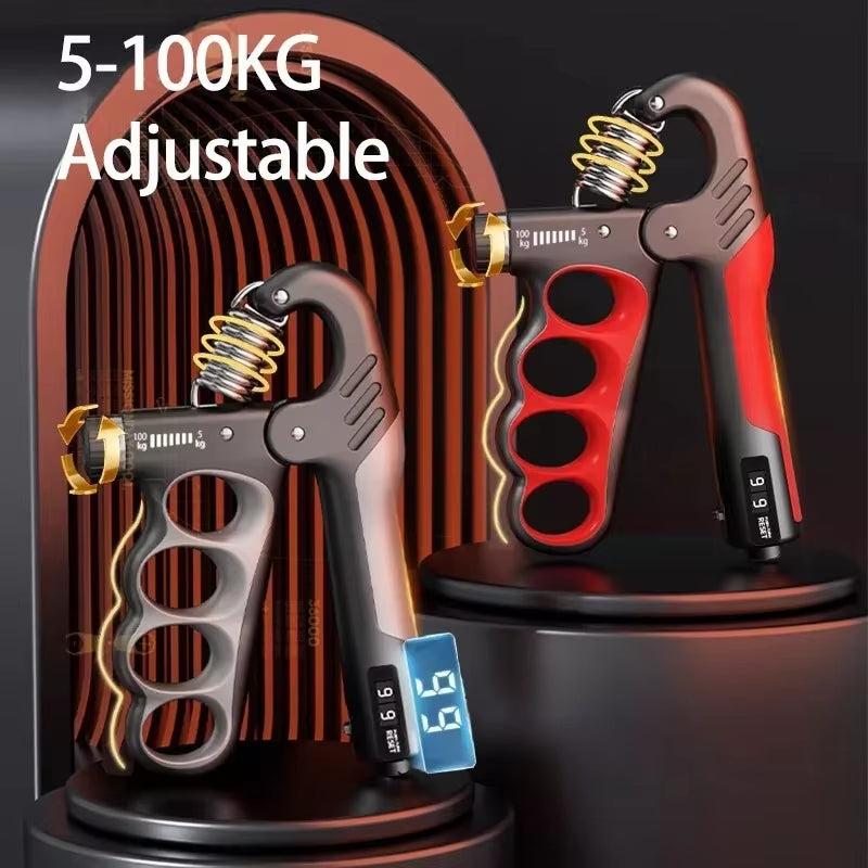 5-100Kg Smart Grip Strength Gym Adjustable Muscle Recovery Hand Strengthener Fitness Forearm Muscle Training for Woman Man