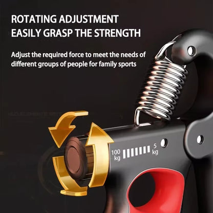 5-100Kg Smart Grip Strength Gym Adjustable Muscle Recovery Hand Strengthener Fitness Forearm Muscle Training for Woman Man